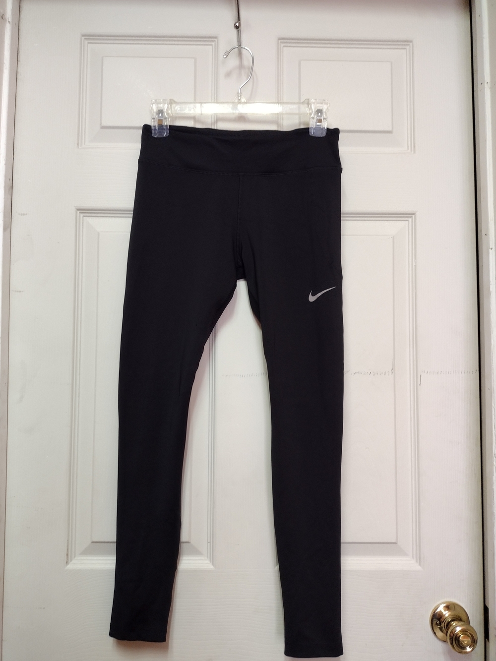 Nike Black Women's Athletic Leggings with Swoosh